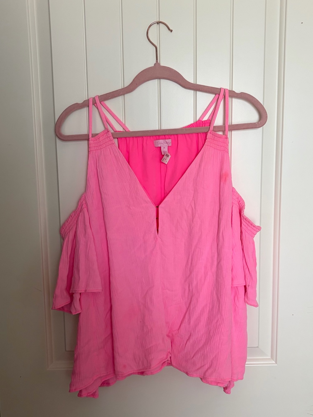 neon pink lilly pulitzer top